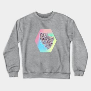 Snow Leopard Crewneck Sweatshirt